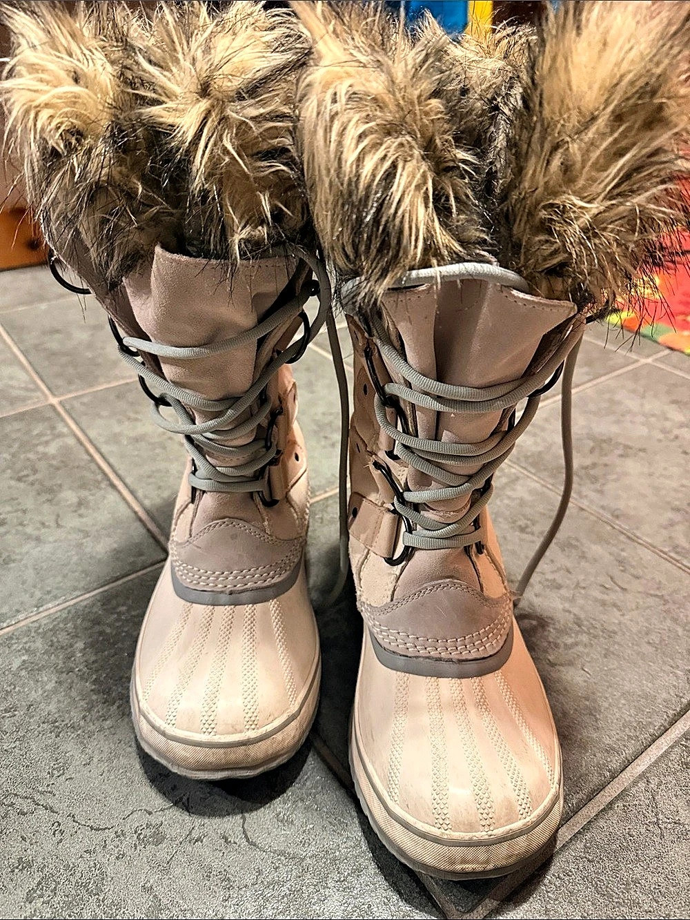 Sorel Joan of Arctic Waterproof Snow Boots Women's Off White